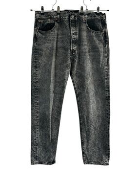 Levi's Black Washed Slim Straight Jeans